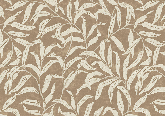 Trailing Vines, Vintage Brown - Roman Blind - Image 7